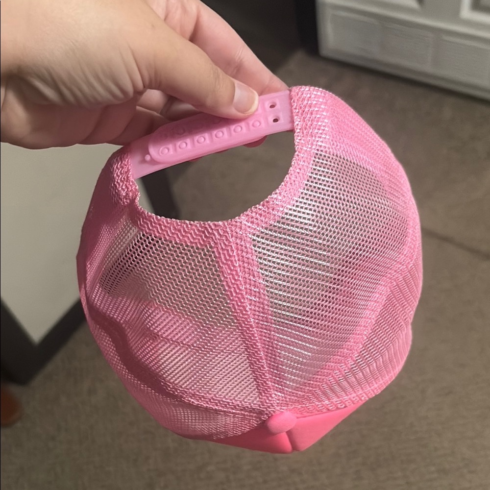 Pink Smiley Face Cap - Picture 2 of 6